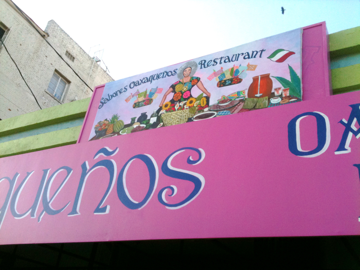 Oaxacan Restaurant on 8th Street in LA