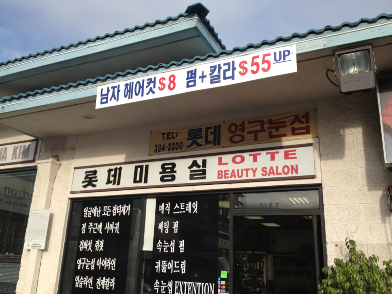 Lotte Hair Salon on Olympic