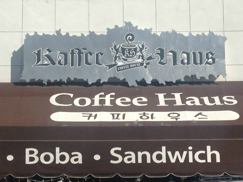 Coffee Haus in Koreatown LA
