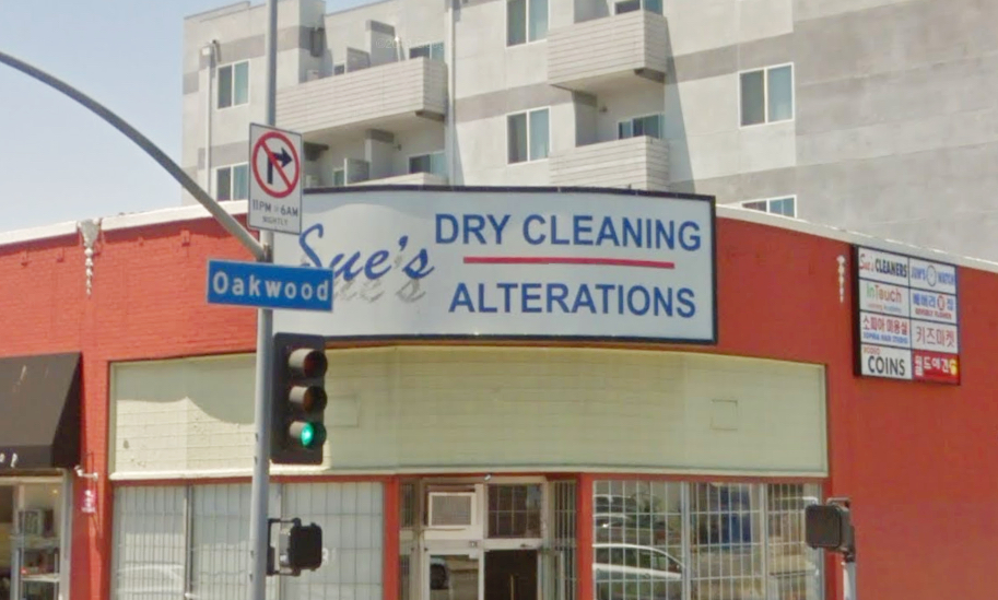 Sue's Dry Cleaning in Koreatown LA