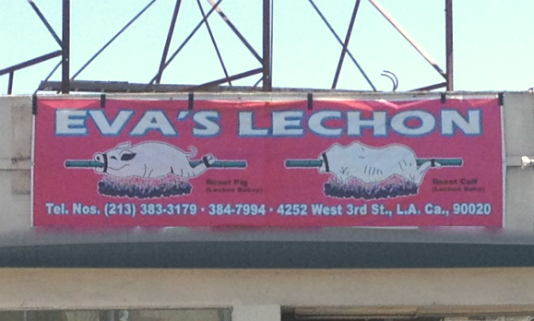 Eva's Lechon: Filipino BBQ PIg in Koreatown LA