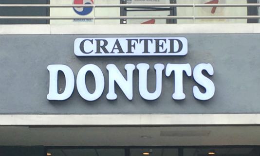 Crafted Donuts on Wilshire in Koreatown LA