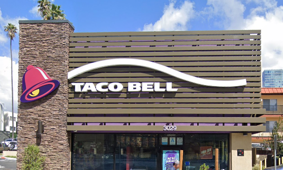Taco Bell in Koreatown LA