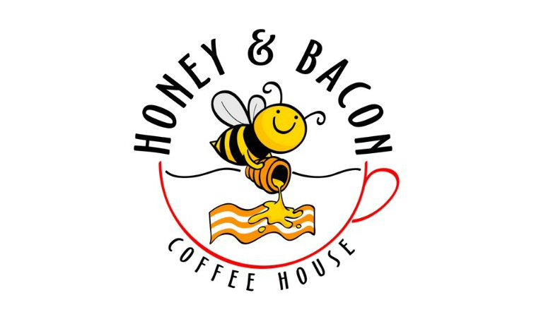 Honey & Bacon Coffee House in Koreatown LA