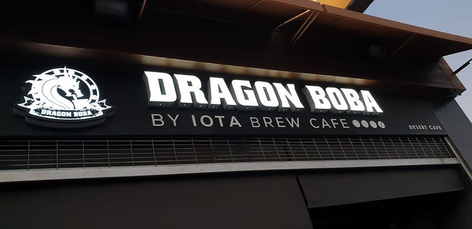 Dragon Boba dessert cafe in Koreatown LA