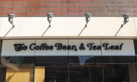 The Coffee Bean & Tea Leaf in Koreatown LA