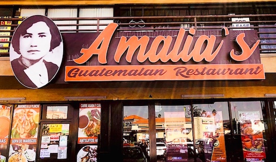 Amalia's Guatemalan Restaurant in Koreatown LA