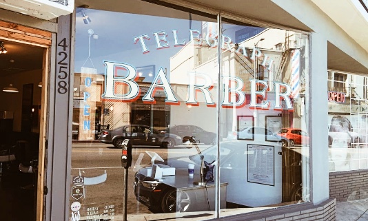 Telegraph Barber in Koreatown LA