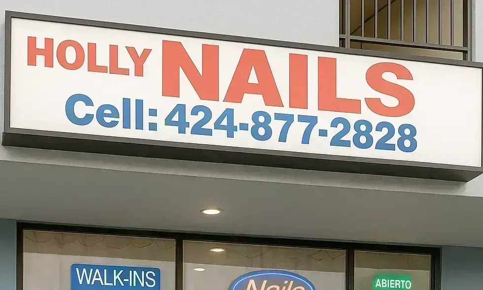 Holly Nails in Koreatown LA